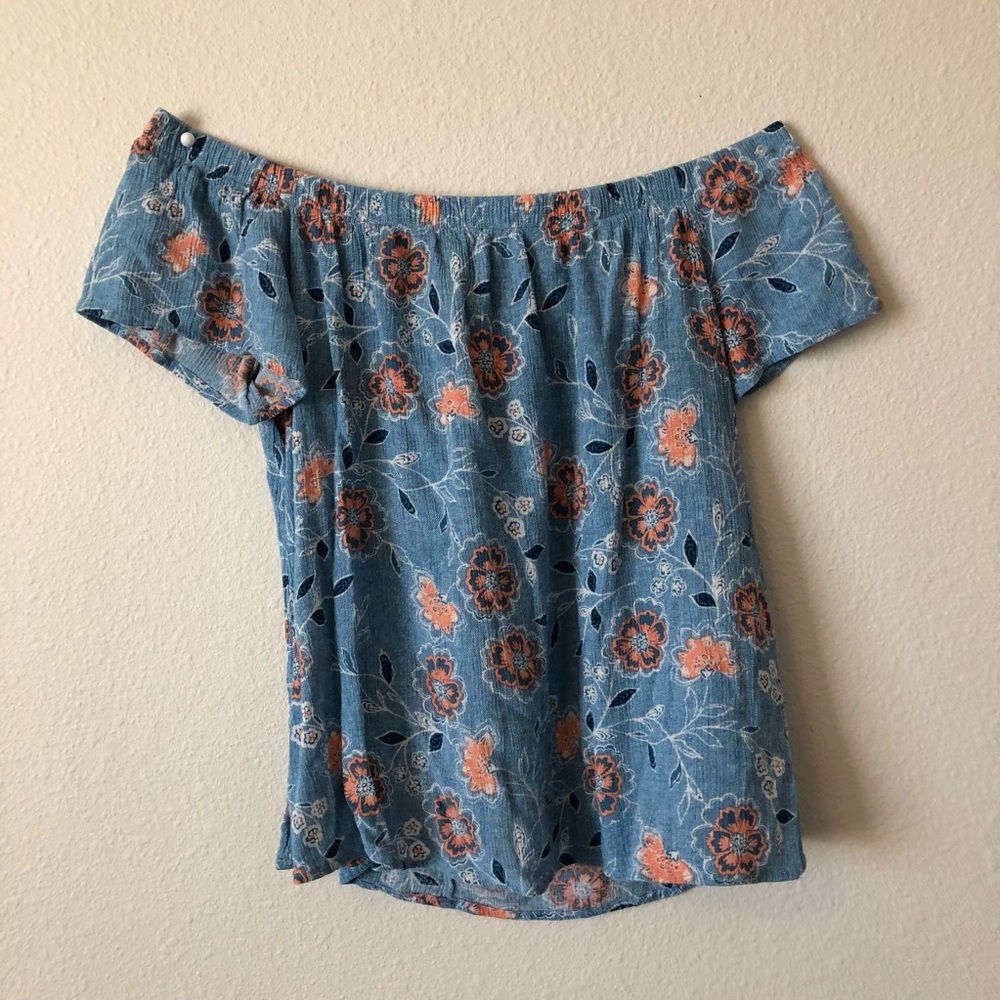 Off the shoulder shirt